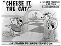 The Honeymooners Spoof'Cheese it, The Cat' Directed by Bob McKimson. Released on 5/4/1957 Studio Lobby Card Publicity Still - Warner Brothers