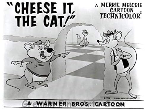 The Honeymooners Spoof'Cheese it, The Cat' Directed by Bob McKimson. Released on 5/4/1957 Studio Lobby Card Publicity Still - Warner Brothers