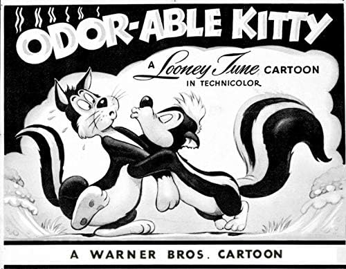 Pepe le Pew in'Odor-Able Kitty' Directed by Chuck Jones. Released on January 6, 1945 Studio Lobby Card Publicity Still - Warner Brothers