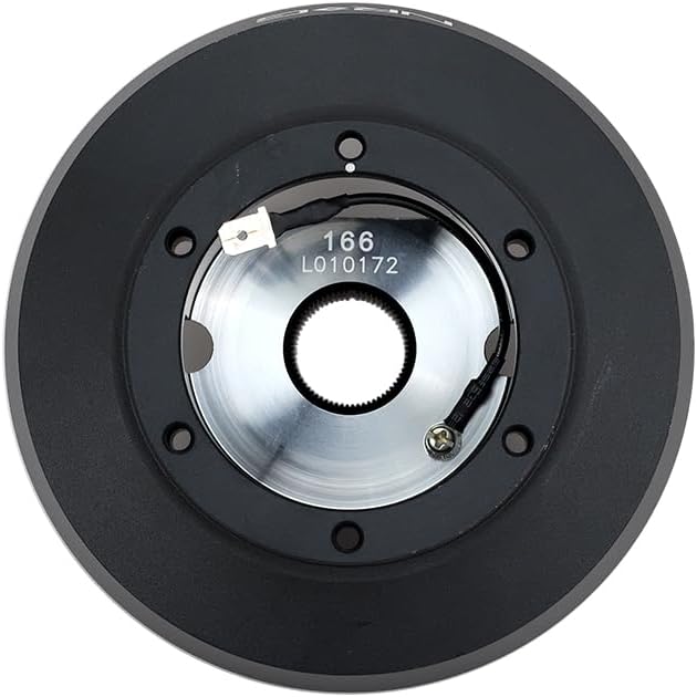 NRG Innovations Steering Wheel Short Hub Compatible With 2017+: Hyundai Genesis / 2015+: Kia Optima, 6x70mm bolt pattern, Retain Horn & Turn Signals, NRG-SRK-166H