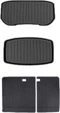 Floor Mats 2024 Compatible with Tesla Model 3 Highland,TPE All Weather Protection Cargo Liner Floor Mats and Cargo Trunk Mats Accessorie(Trunk 4pc)