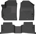 Husky Liners Weatherbeater Floor Mats | Fits 2021-2026 Kia Seltos | Front & 2nd Row, 3-pc Black - 95801