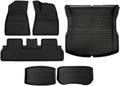 for Tesla Model 3 Highland 2024 XPE Floor Mats，LHD RHD All Weather Anti-Slip Waterproof Trunk Mat Cargo Liners Accessories(2024 RHD 6PCS)