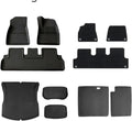 Auto Parts Compatible with Tesla Model 3 Highland XPE Floor Mats Trunk Mats All Weather Front Rear Cargo Liner Mat, Waterproof Anti-Slip Foot Pads(RHD Full Set of 11PC)
