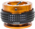 NRG Innovations NRG-SRK-210RG-BK GEN 2.1 Steering Wheel Quick Release Adapter, 6-Hole & 6x70 and 6x74mm Bolt Patterns Rose Gold Body/Black Pyramid Ring