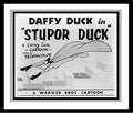 Daffy Duck in 'Stupor Duck' Studio Lobby Card Publicity Still - Warner Brothers