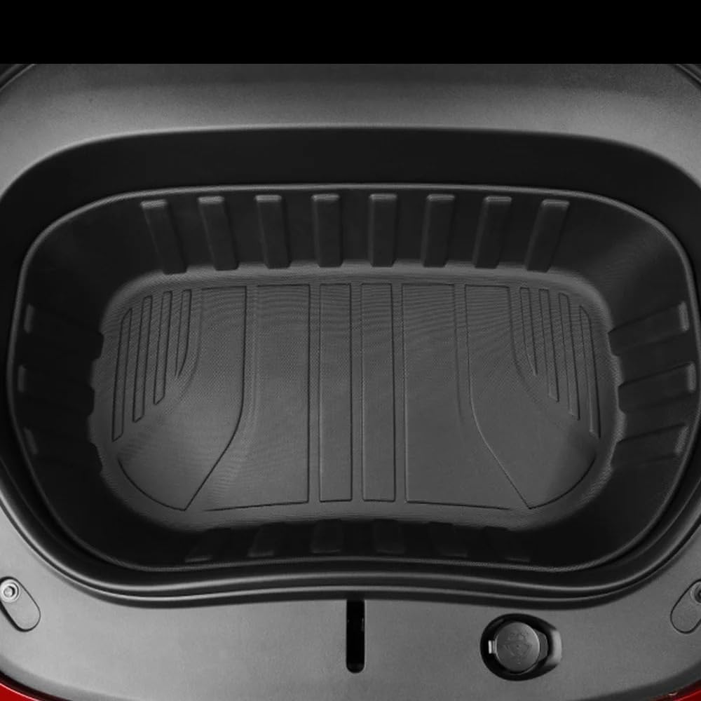 All-Weather TPE Floor Mats Compatible with Tesla Model 3 Highland 2024 Generation Full Set Cargo Liner and Rear Seat Back Mats LHD(1pc Trunk)