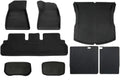 Compatible with Tesla Model 3 Highland 2024 XPE Floor Mats All Weather Trunk Floor Mat WP Non-Slip Cargo Liners Left Right Rubber(M3 8PCS RHD)