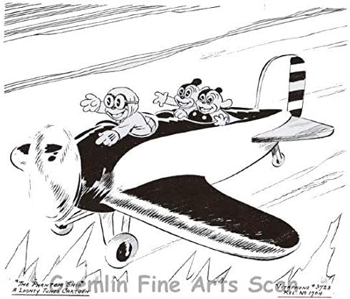 'The Phantom Ship' Starring Ham, Ex and Beans. Directed by Jack King. Released on February 1, 1936. Studio Lobby Card Publicity Still - Warner Brothers