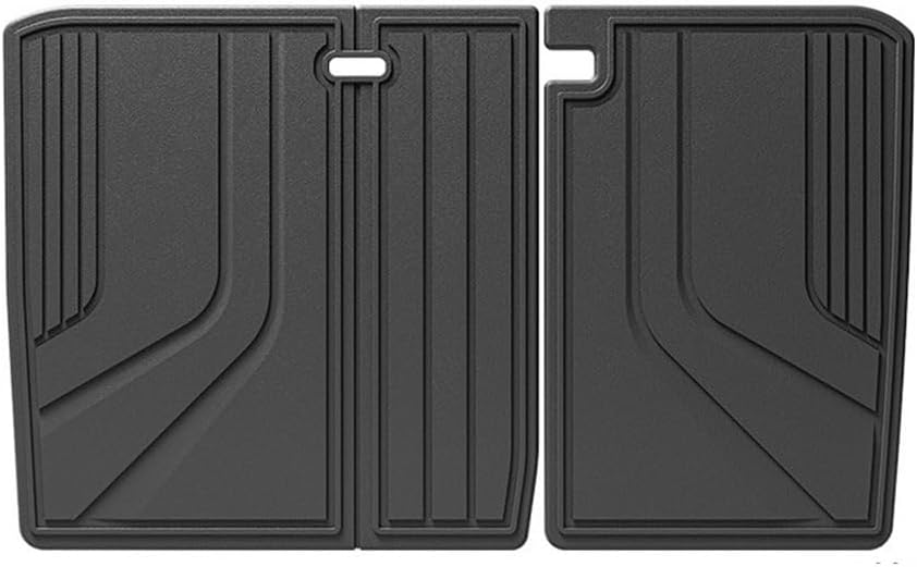 All-Weather TPE Floor Mats Compatible with Tesla Model 3 Highland 2024 Generation Full Set Cargo Liner and Rear Seat Back Mats LHD(2pcs Back seat)