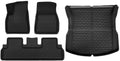for Tesla Model 3 Highland 2024 XPE Floor Mats，LHD RHD All Weather Anti-Slip Waterproof Trunk Mat Cargo Liners Accessories(2024 LHD 4PCS)