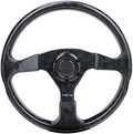 NRG Innovations NRG-ST-012FC Forged Carbon Fiber Steering Wheel 350mm Diameter, 3-Spoke, Bolt Patter 6x70mm PCD