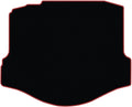 Red Edge Cargo/Trunk Carpet Mat for Chevrolet Camaro 2010-2015 | Custom Fit, Black, 2015 2014 2013 2012 2011 2010