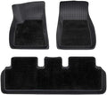 Floor Mats Compatible with Tesla Model 3 Highland All-Weather Cargo Liner Rear Cargo Tray Trunk Mat with Backrest Mat Interior Accessories(DL-FM-6PCS,Right-Hand Drive)