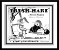 Bugs Bunny and Elmer Fudd in 'Fresh Hare' Studio Lobby Card Publicity Still - Warner Brothers