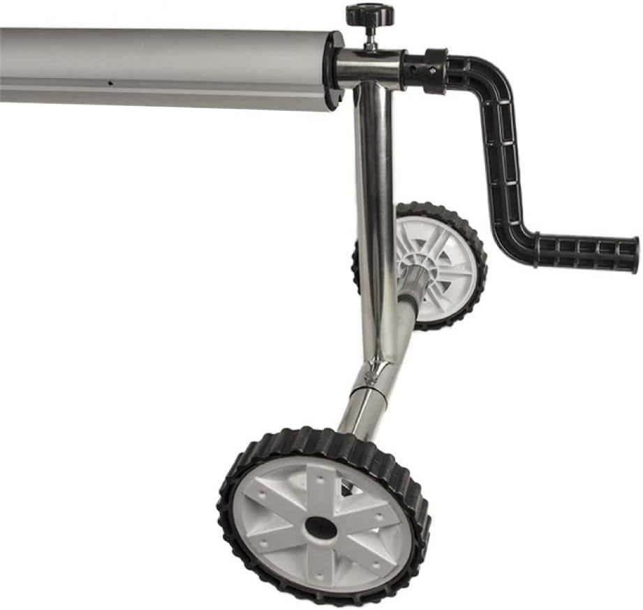 Sun2Solar 20-Foot Stainless Steel | Solar Cover Deluxe Reel System | Works with 800 & 1200 Series | Perfect for In-Ground Swimming Pools