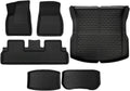 for Tesla Model 3 Highland 2024 XPE Floor Mats，LHD RHD All Weather Anti-Slip Waterproof Trunk Mat Cargo Liners Accessories(2024 LHD 6PCS)