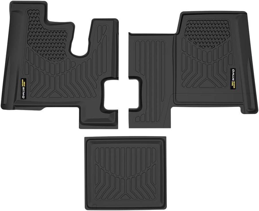 TPE Floor Mats Fit Kenworth T600 2006-2007, T660 2007-2017, T800 / W900 2006-2019, Fit Models with Manual Transmissions Truck Accessories Cargo Liners All Weather Protection 3PCS Alfombras para Carro