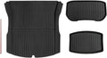 Compatible with Tesla Model 3 2024 Highland Floor Mats Cargo Liner Waterproof Anti-Slip Trunk Mat TPE Pads Model 3 2024 Highland Accessories(3pcs Trunk mat)