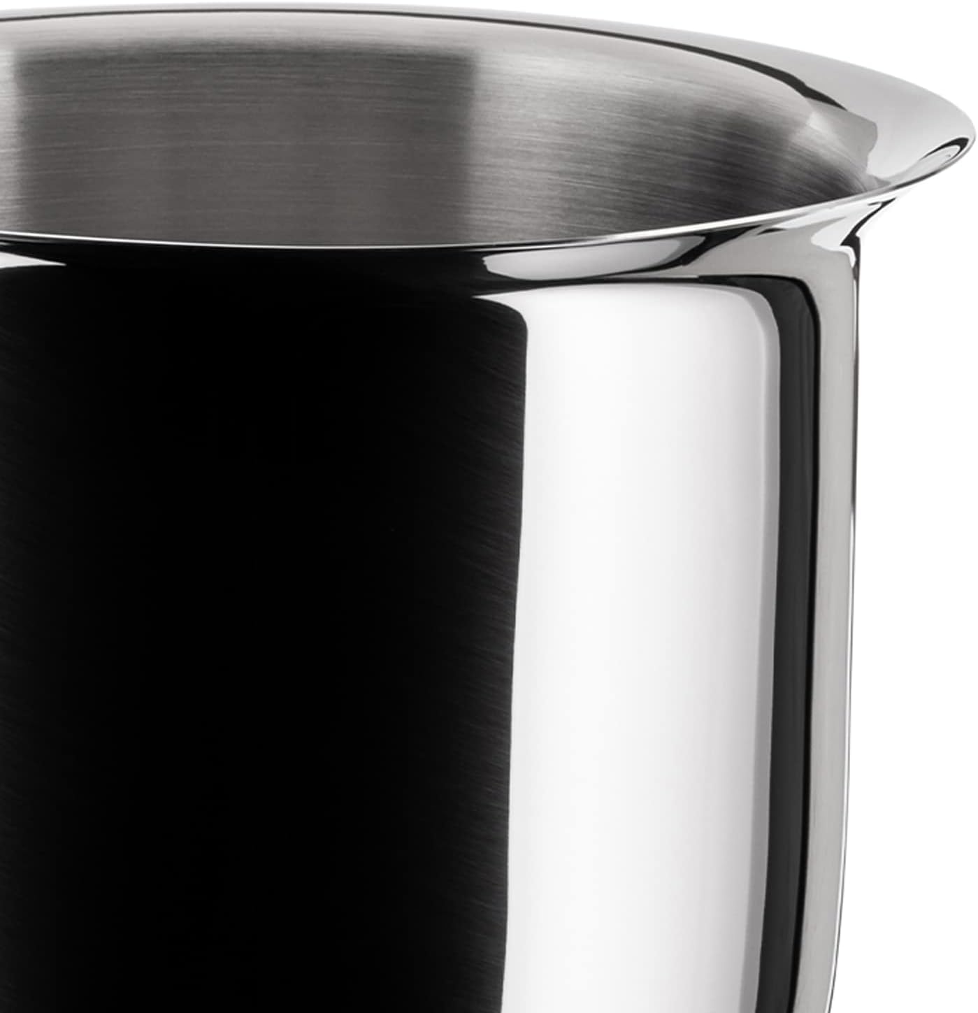 A Di Alessi,AJM302 'POTS & PANS', Milk boiler in 18/10 stainless steel mirror polished,2 qt ¼ oz