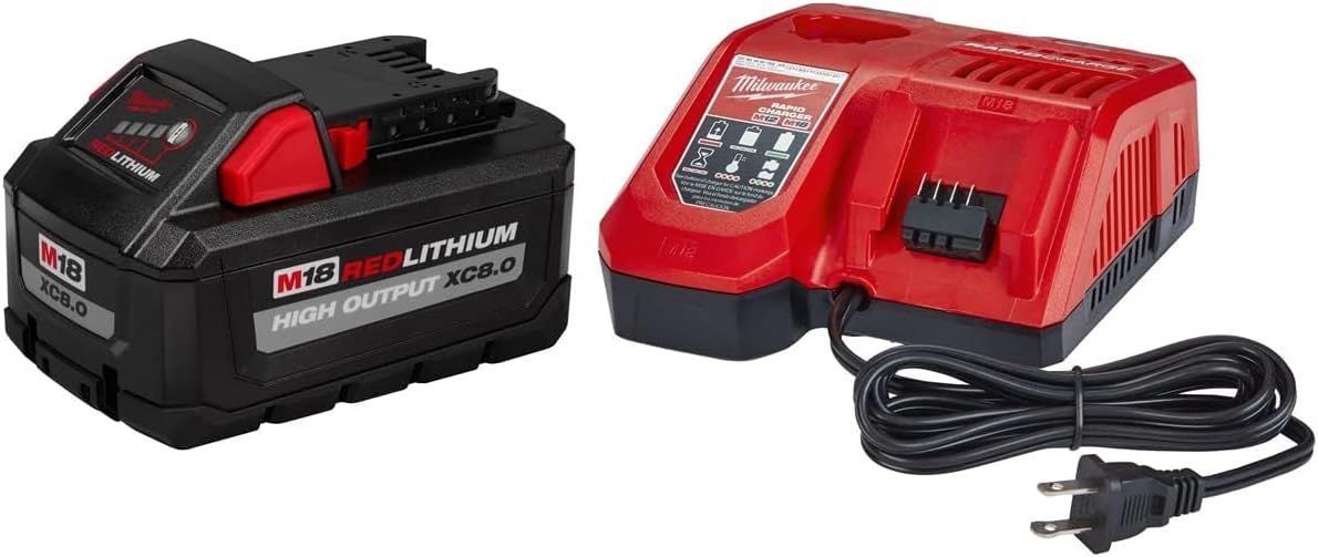Milwaukee M18™ REDLITHIUM™ HIGH OUTPUT™ XC8.0 Starter Kit