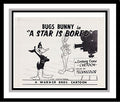 Bugs Bunny and Daffy Duck in 'A Star is Bored' Studio Lobby Card Publicity Still - Warner Brothers