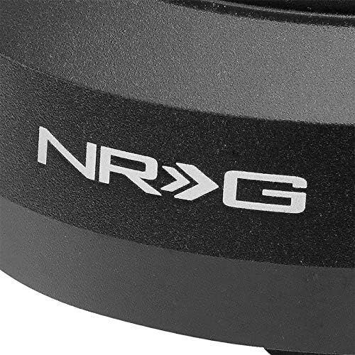 NRG Innovations SRK-165H Steering Wheel Hub Adapter(Aluminum, Black, 74mm 6-Bolt) Works with 09-16 Hyundai Genesis/10-16 Genesis Coupe