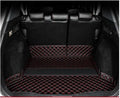 Custom Deluxe Leather Full Rear Trunk Tray Liner Cargo Mat Floor Protector Foot Pad Mats Compatible with XRV VEZEL 2015-2019(Pink)