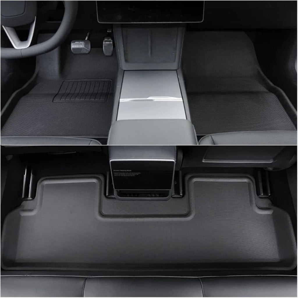 Highland Cargo Liner Floor Mats Anti-Slip Pads Waterproof Trunk Mat,Compatible with Tesla Model 3 2024 Highland Accessories(for 3 6Pcs Mats XPE)