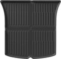 Compatible with Tesla Model Y 2021-2024 TPE 3D Car Floor Mats Cargo Liner Trunk Pad Set Waterproof All Weather Black(Trunk 1P)