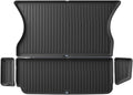Compatible for Tesla Model X 2023 2024 TPE 3D Car Floor Mats Cargo Liner Trunk Pad Waterproof Protective Left Rudder(5 seat Trunk Pad)