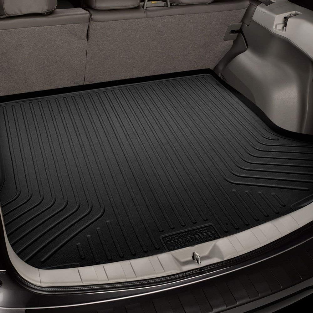 Husky Liners Weatherbeater Cargo Liner | Fits 2022-2025 Jeep Wagoneer & Jeep Grand Wagoneer Behind 2nd Seat | Cargo, 1-pc. Black - 28111