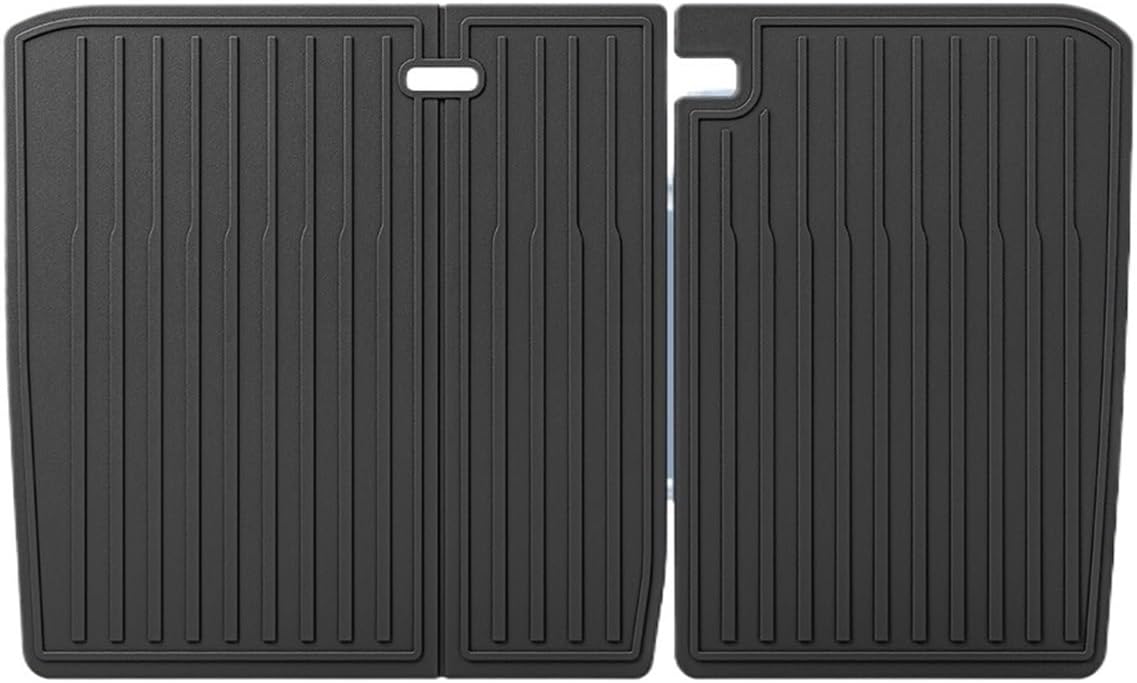 Auto Parts Compatible with Tesla Model 3 Highland 2024 Rear Seat Backrest Protective Pad Trunk Mat Cargo Liner Anti-Kick Pad Car Accessories(Backrest mat 2pcs)