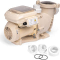 XtremepowerUS 1.5 HP Variable Speed Swimming Pool Pump 230V, In-Ground Pool, 6,660 GPH High Performance Max 1.75HP