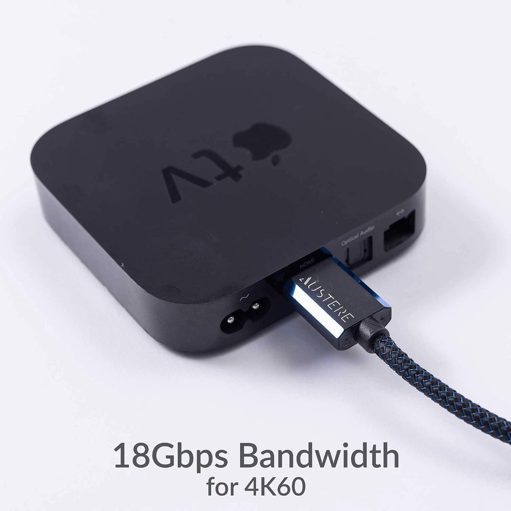 Sony K65XR80 65 Inch IMAX Enhanced Bravia OLED 4K HDR Google TV with an Austere 5S-4KHD2-2.5M V-Series 2.5m Premium 4K HDR HDMI Braided Cable (2024)
