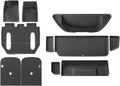 for Tesla Model X 2023 2024 TPE 3D Car Floor Mats Cargo Liner Trunk Pad Waterproof Protective Left Rudder(New 6MODELX5PCS)