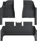 TPE Floor Mat Compatible for Tesla Model 3 Highland 2025 2024 with Door Sill Protector Trunk Mats Front Rear Cargo Liner(SNFM-3PCS)