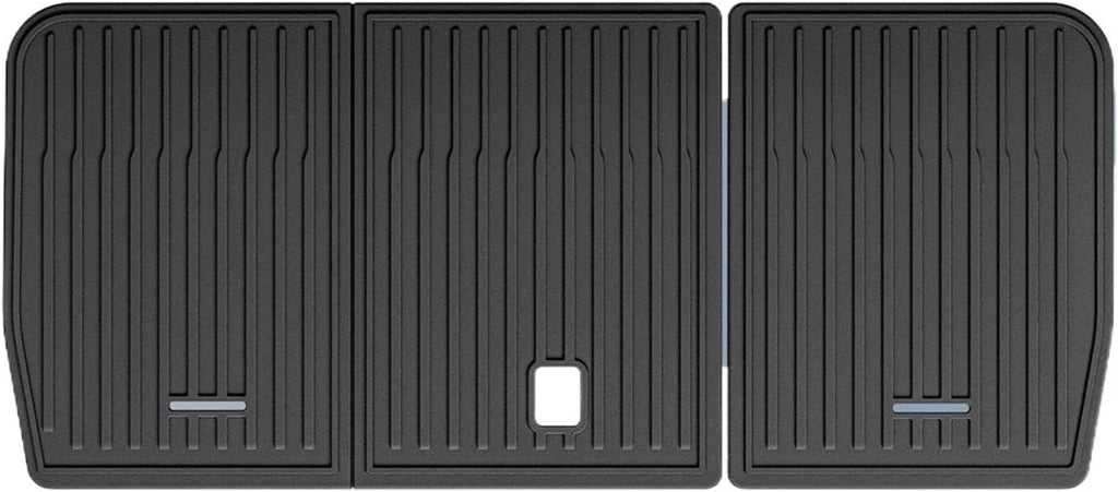 Compatible for Tesla Model X 2023 2024 TPE 3D Car Floor Mats Cargo Liner Trunk Pad Waterproof Protective Left Rudder(5 seat Backrest Mat)