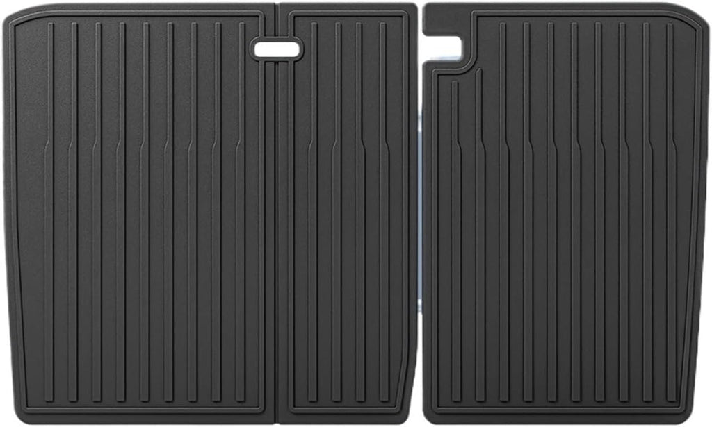 Compatible for Tesla Model 3 Highland 2024 Rear Seat Backrest Protective Pad Trunk Mat Cargo Liner Kick Pad Car Accessories(Backrest mat 2pcs)
