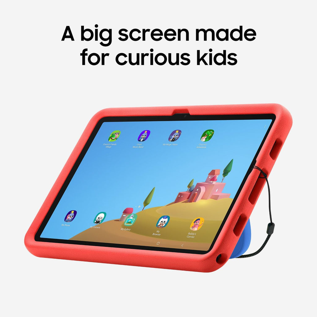 Samsung Galaxy Tab A11+ Kids Edition, 128 GB Android Tablet, Large Display, Durable, Slim, Light, Long Battery Life, US Version, Red