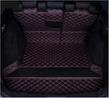 Custom Deluxe Leather Full Rear Trunk Tray Liner Cargo Mat Floor Protector Foot Pad Mats Compatible with XRV VEZEL 2015-2019(Champagne)
