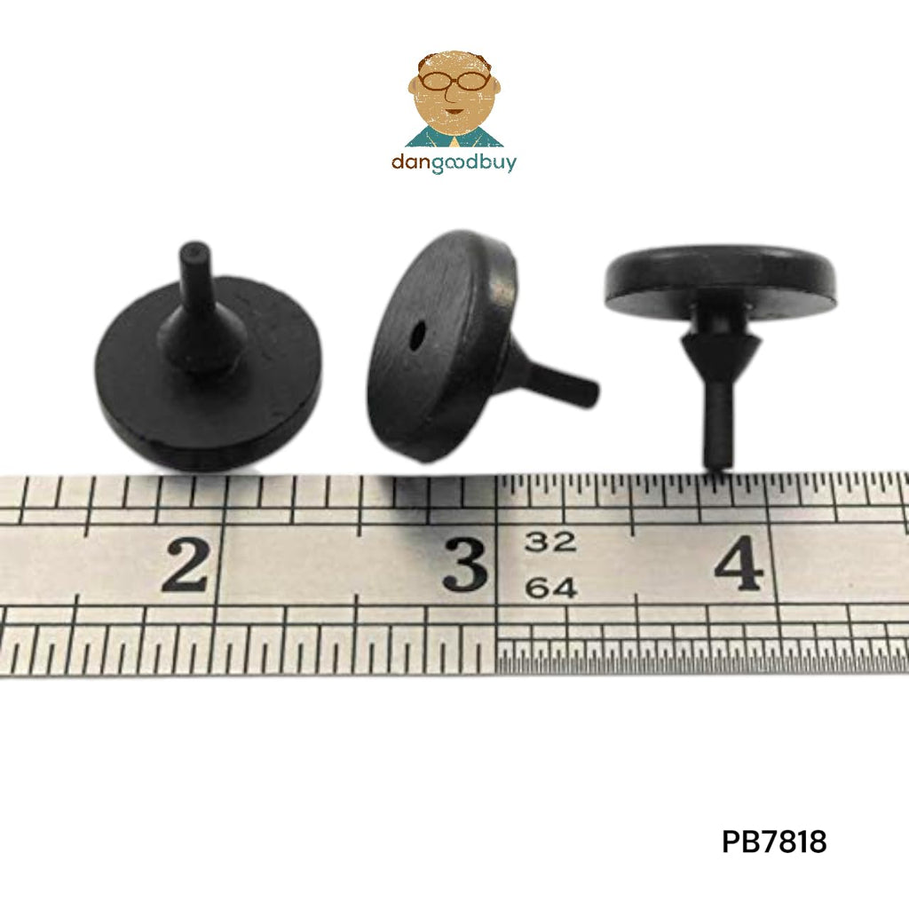 Round Rubber Pull-Through Bumper 7/8' Diameter for 1/8' Hole in 1/8' Thick Material (250)