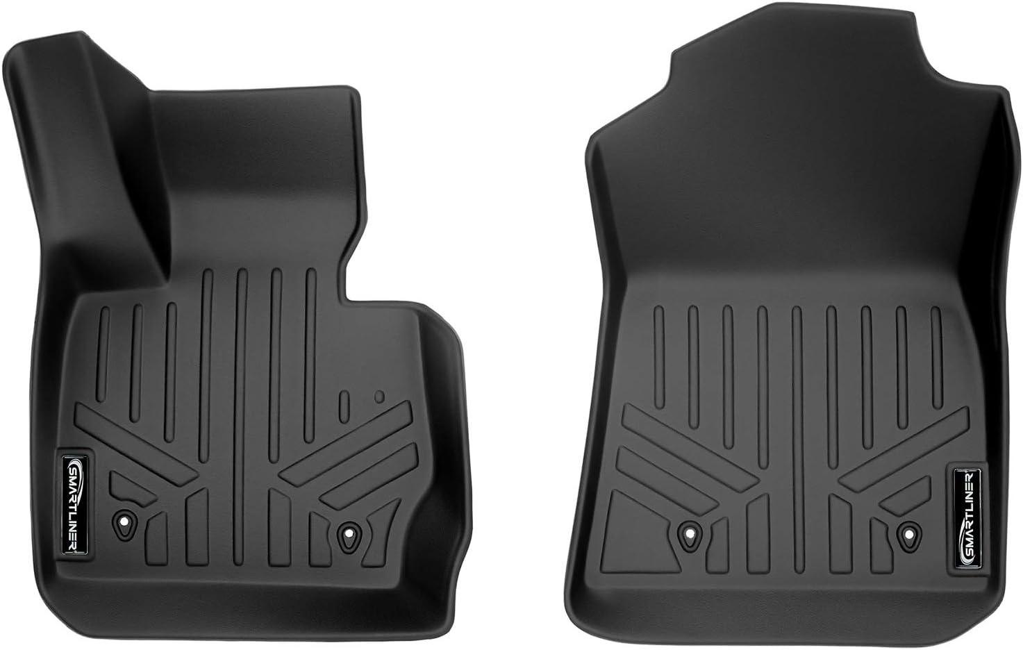 SMARTLINER Custom Fit Floor Mats 1st Row Liner Set for 2015-2017 BMW X3 28d