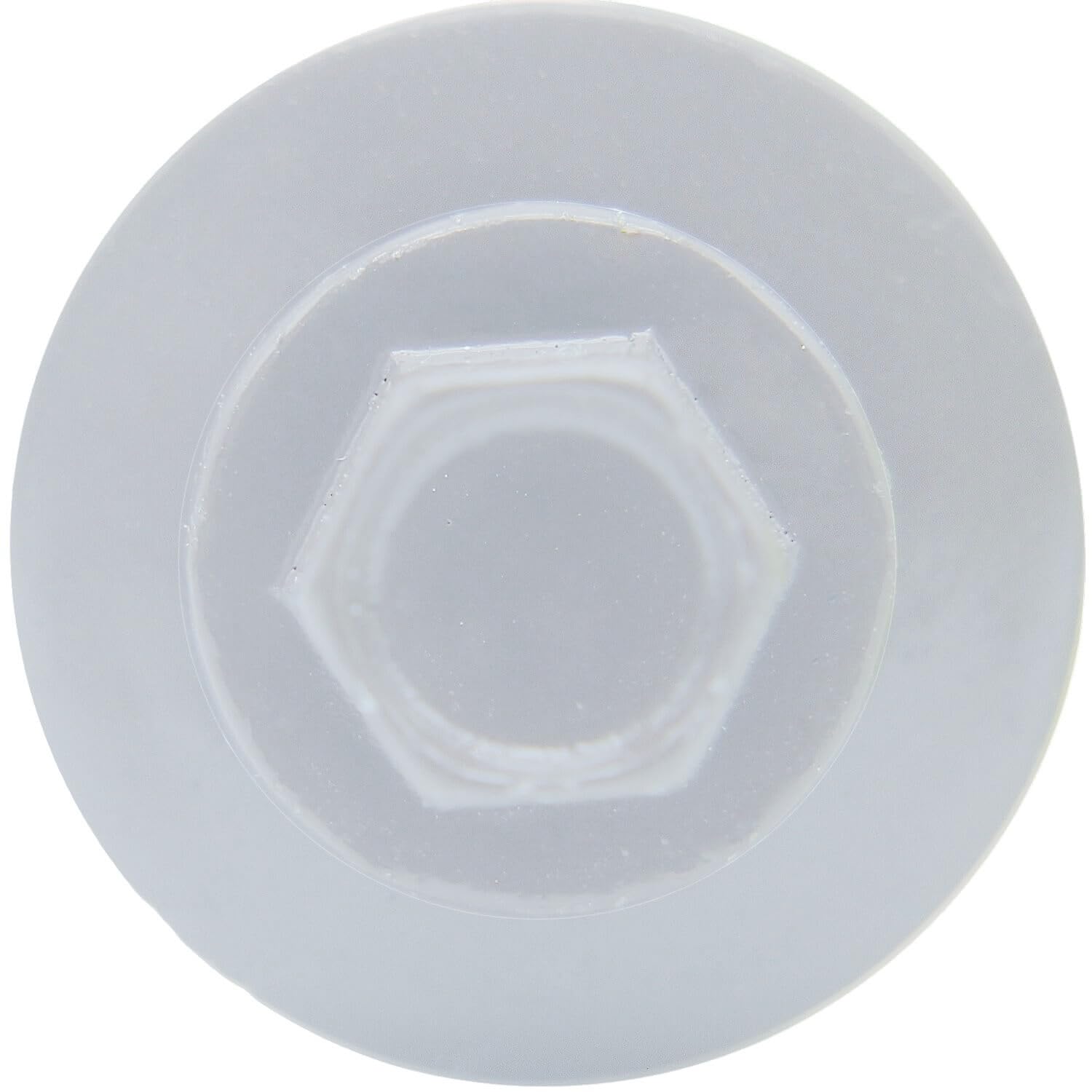 12 x 2 Brite White Metal Roofing Screws - Hex Washer Head- Self-Starting/Tapping - EPDM Washer. 4 X 250 Bags - 1,000 Screws