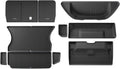 Compatible with Tesla Model X 2023 2024 TPE 3D Car Floor Mats Cargo Liner Trunk Pad Waterproof Protective Left Rudder(New 5MODELX5PCS)