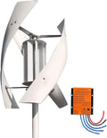 3000W Wind Turbine Generator - 12V, 24V, 48V, 220V Permanent Magnet Vertical Wind Generator Kit for Hybrid Wind Solar Systems