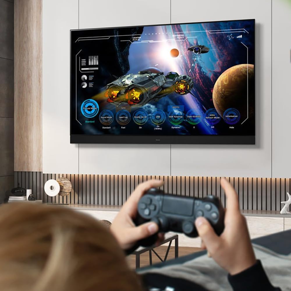 Panasonic TV-65Z95AP Z95 65-inch OLED 4K UHD Smart Fire TV (2024) Bundle with 4 YR CPS Enhanced Protection, 2X 4K HDMI Cable & Deco Gear Complete Home Theater Beginner's Guidebook