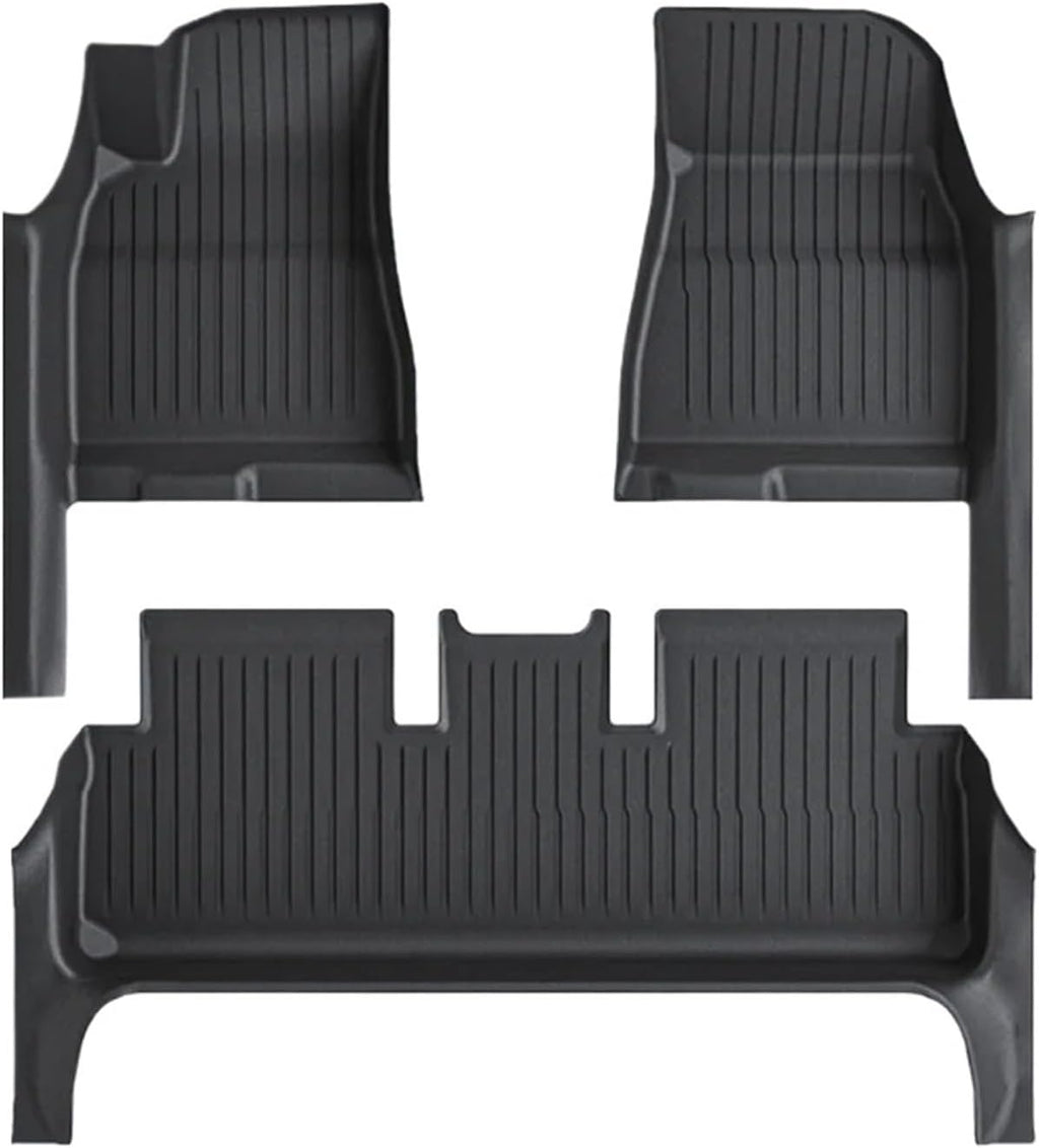 TPE Floor Mat Compatible for Tesla Model 3 2025 2024 Highland with Door Sill Protector Trunk Mats Front Rear Cargo Liner(SNFM-3PCS)
