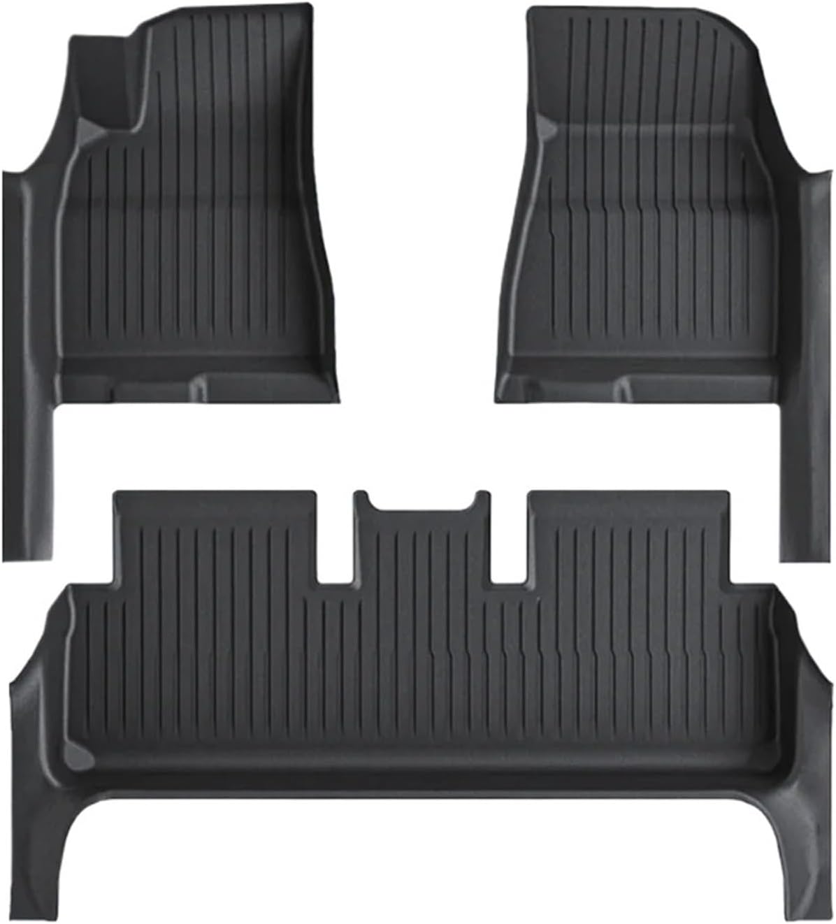 TPE Floor Mat Compatible for Tesla Model 3 2025 2024 Highland with Door Sill Protector Trunk Mats Front Rear Cargo Liner(SNFM-3PCS)