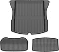 Compatible with Tesla Model 3 Highland 2024 TPE Floor Mats,All Weather Waterproof Anti-Slip Front Rear Cargo Liner Trunk Mat(Trunk Mats 3pcs)